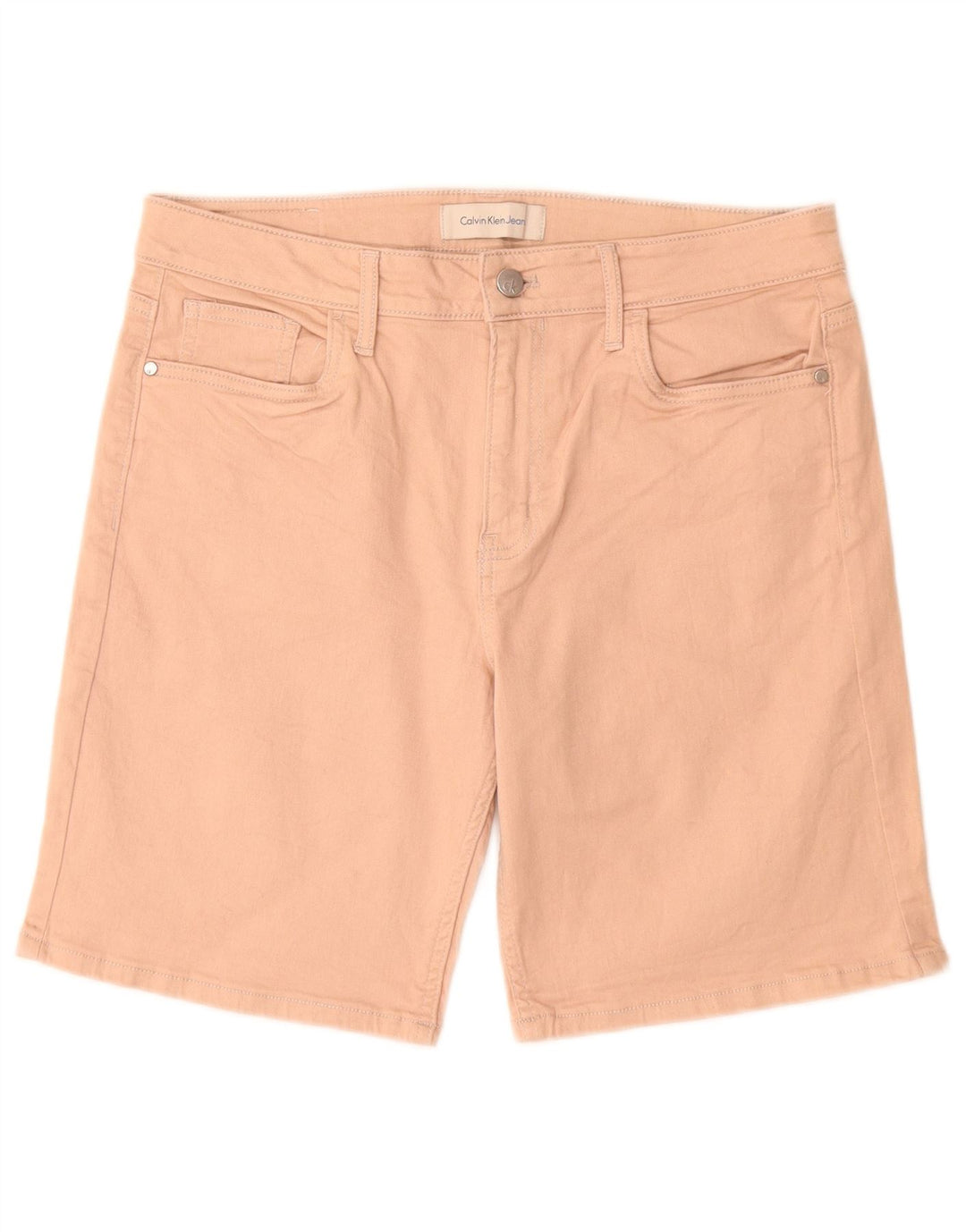 Calvin Klein Herre Denim Shorts W31 Medium Pink Bomuld