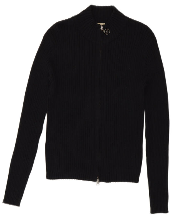 PEPE Jeans Dame Cardigan Sweater UK 18 XL Marineblå Bomuld