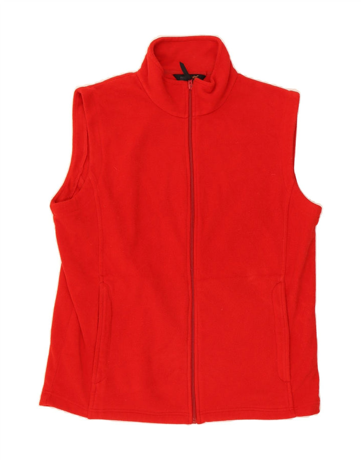REGATTA Mens Fleece Gilet UK 40 Large Red Polyester Vintage Regatta and Second-Hand Regatta from Messina Hembry 