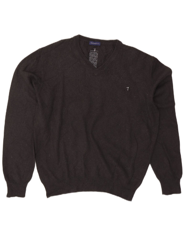 Trussardi Jeans Herre V-hals sweater 3XL Grå