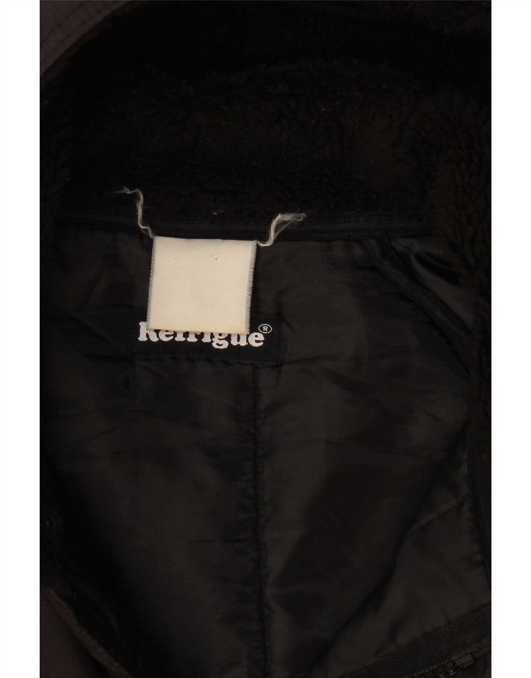 Refrigue Herre Hooded Padded Coat UK 38 Medium Black