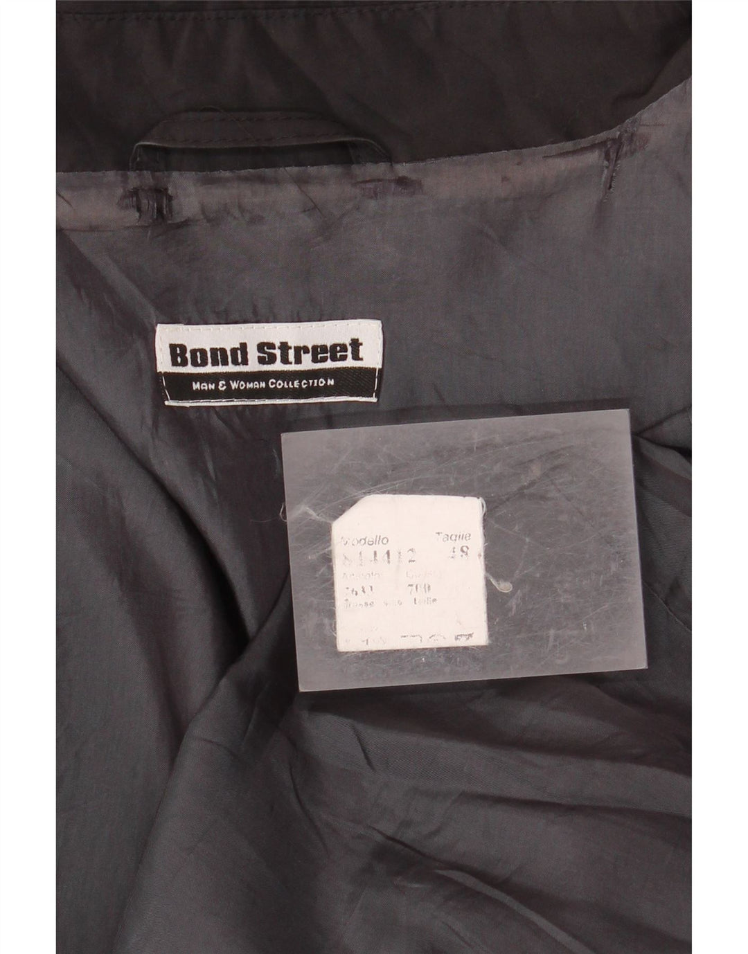 BOND STREET Regnjakke til kvinder IT 48 XL Sort Polyester