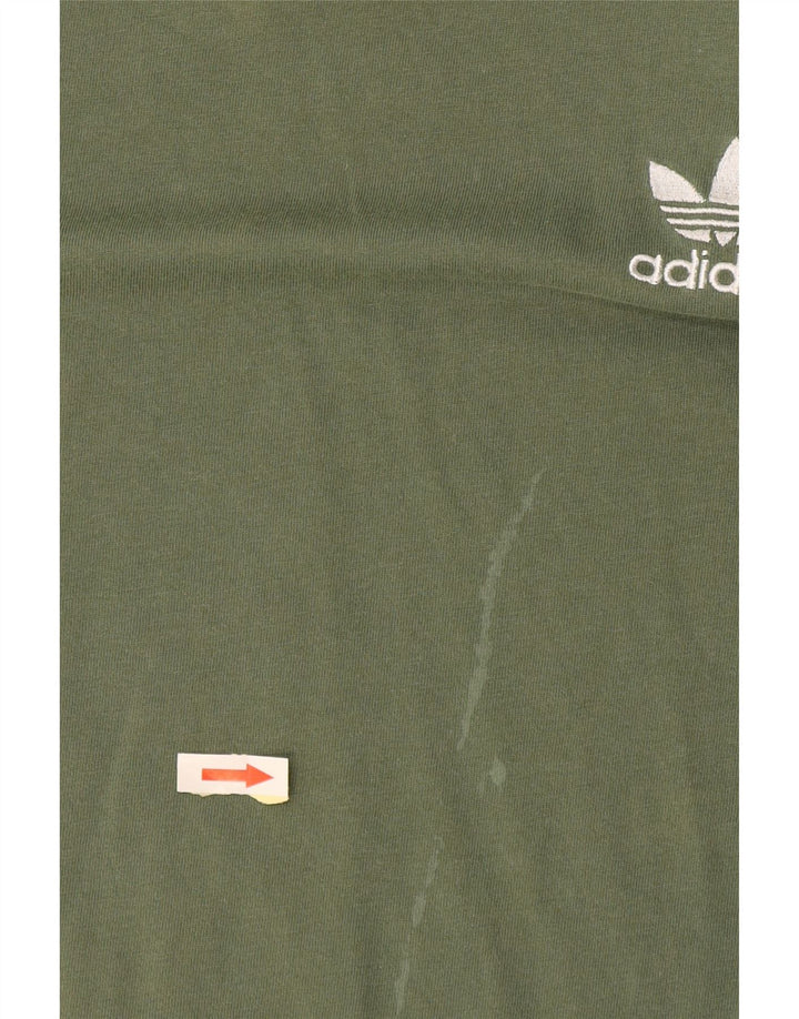 Adidas herre T-shirt top mellemgrøn bomuld