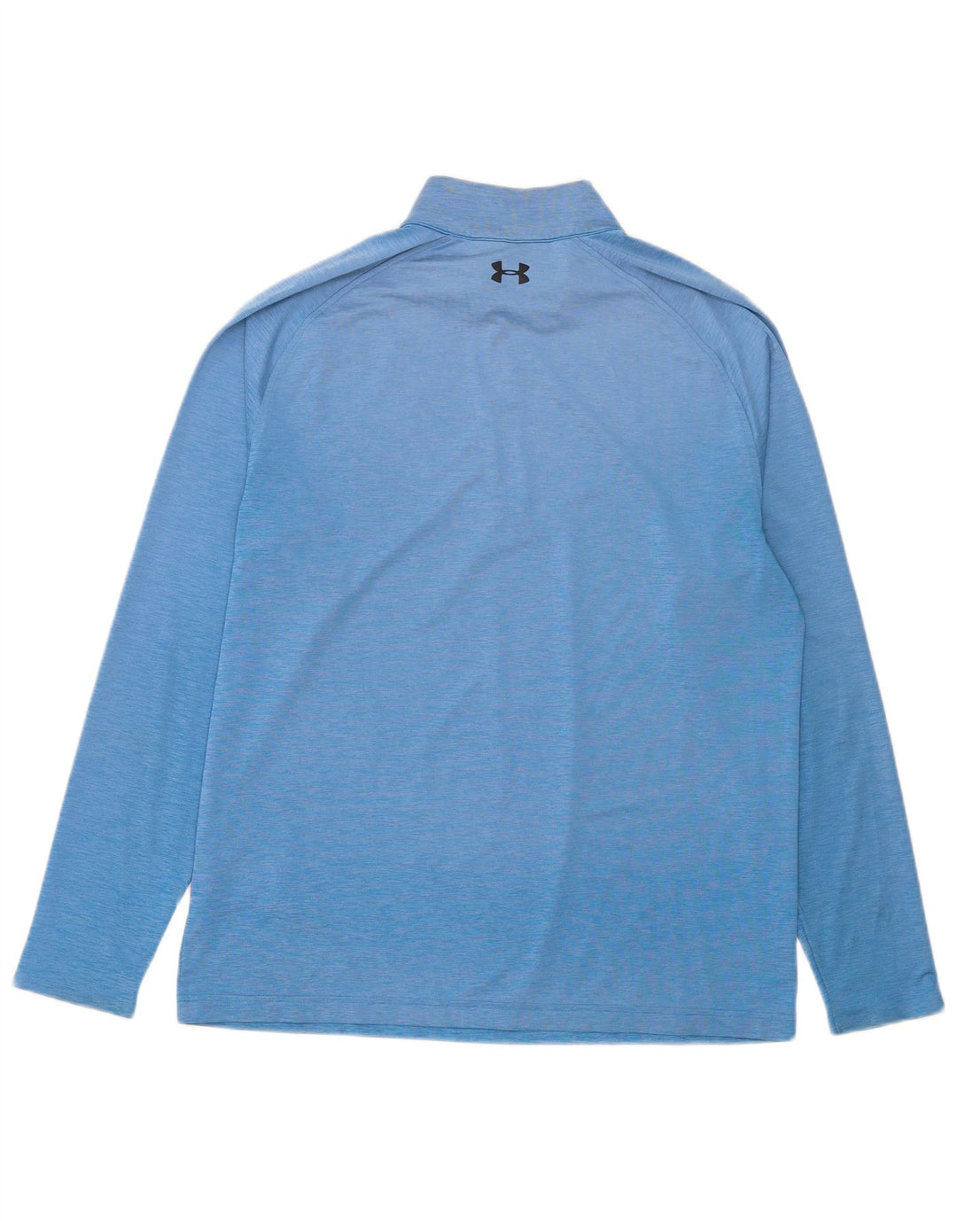 Under Armour Herre Zip Neck Pullover Træningsdragt Top Stor Blå Polyester