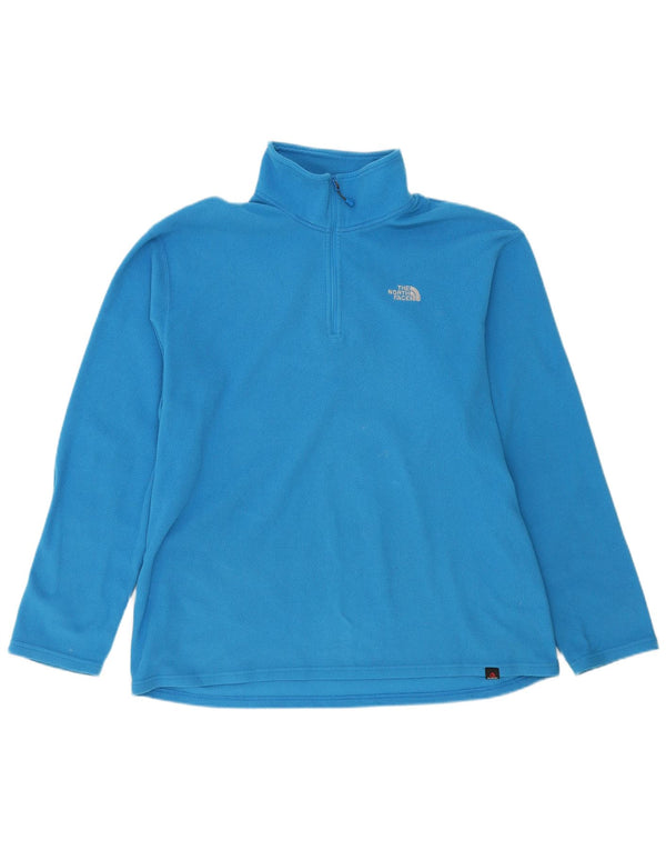 The North Face Fleece Jumper med lynlås til mænd XL blå polyester