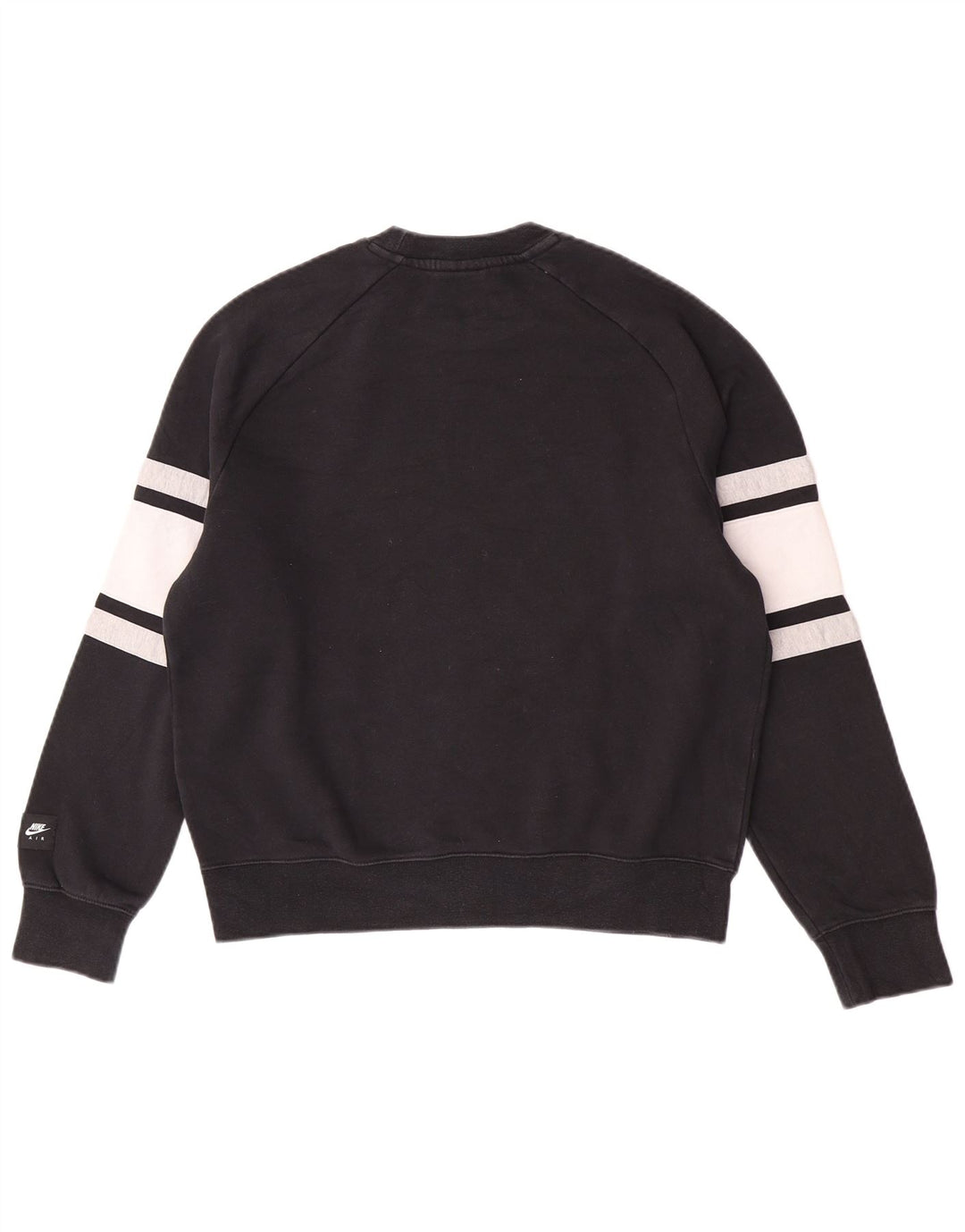 Nike Herre Grafisk Loose Fit Sweatshirt Jumper Small Black Colourblock