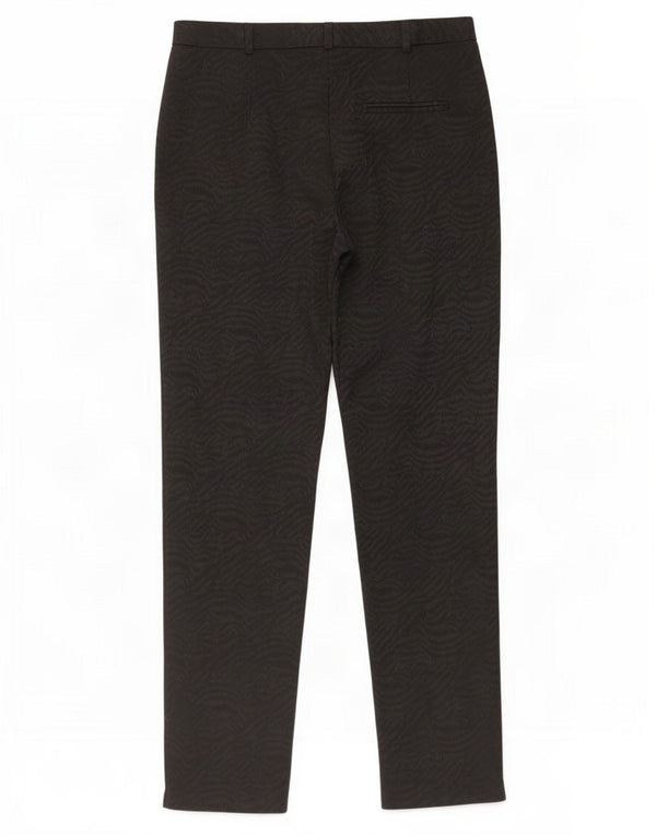 Topshop jakkesæt til kvinder UK 10 Small W28 L29 Sort dyreprint