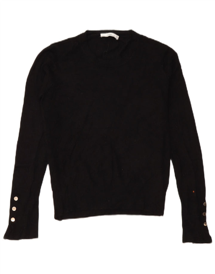 Zara Dame sweater med rund hals DK 14 Medium Sort