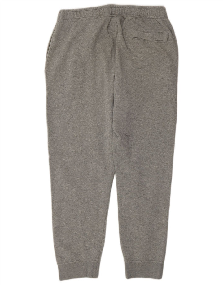 NIKE Mens Tracksuit Trousers Joggers Large  Grey Cotton