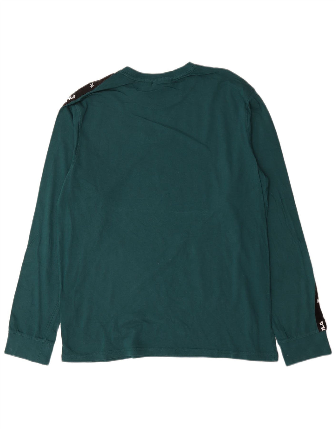 Fila Herre Grafisk Top Langærmet Stor Grøn Colourblock Bomuld
