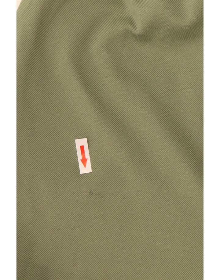 Zara Cargo-bukser med brede ben til kvinder Small W26 L29 Grøn polyester