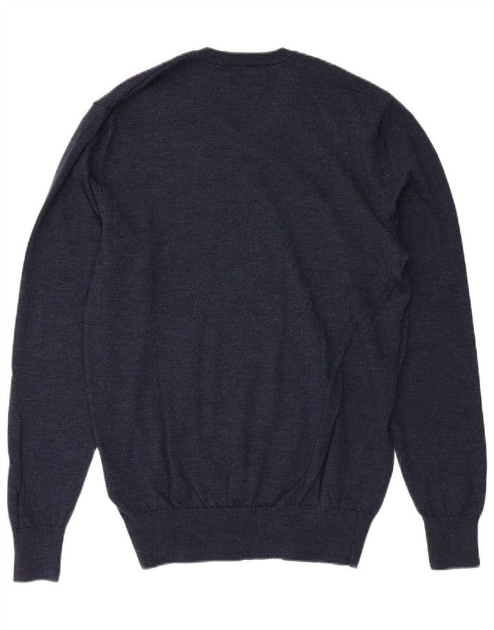 POLO RALPH LAUREN Herre V-hals sweater lille marineblå merinould