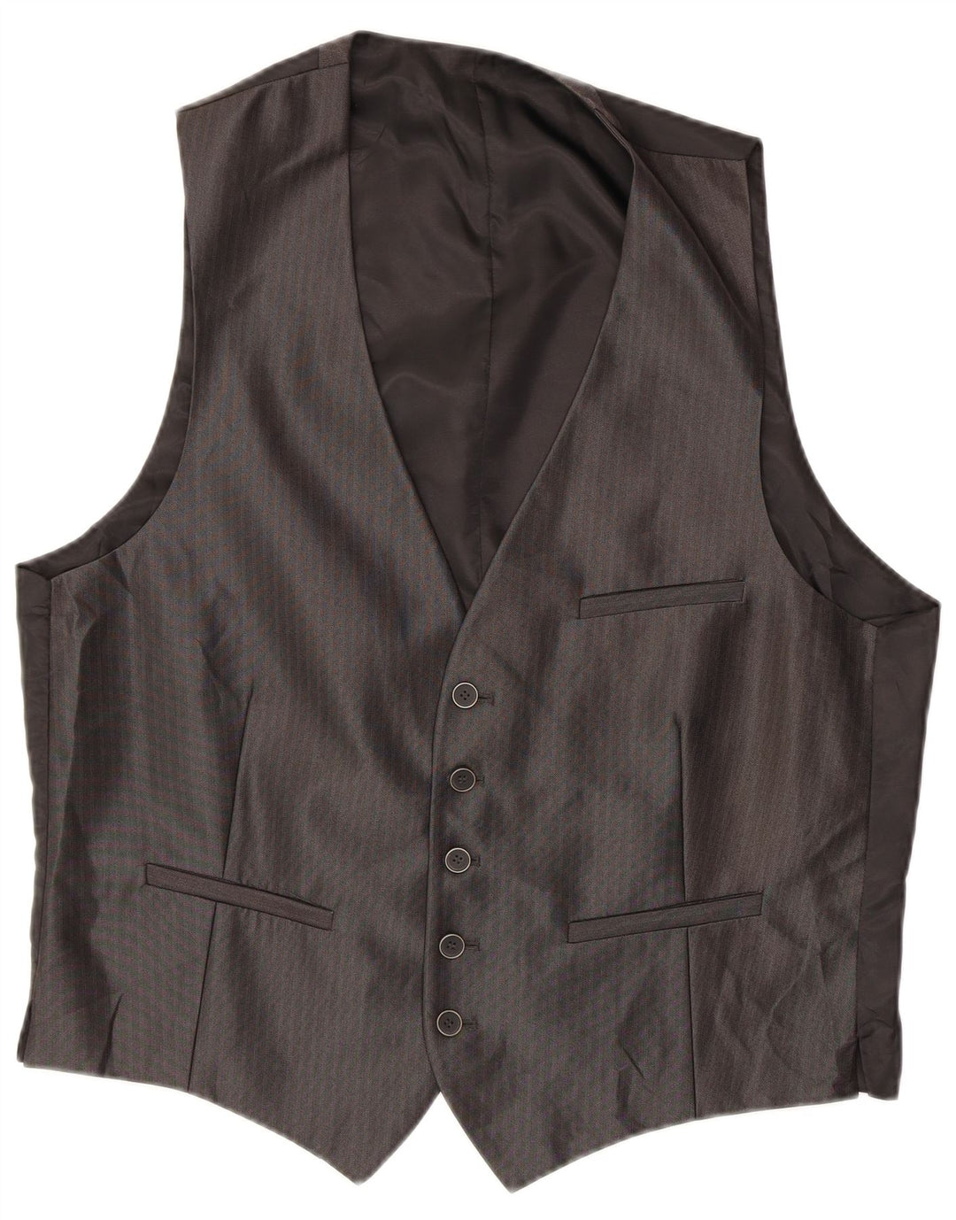 Angelo Litrico Herre 3-delt jakkesæt EU 54 2XL W38 L30 Grey Pinstripe Classic