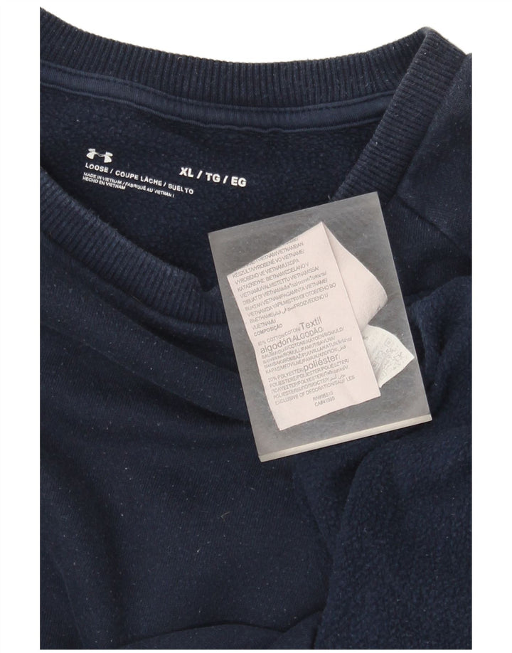 Under Armour Herre Sweatshirt Jumper XL Marineblå Bomuld