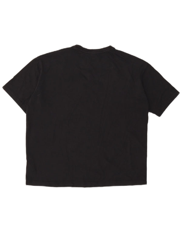 New Balance Herre grafisk T-shirt Top Medium Sort Bomuld