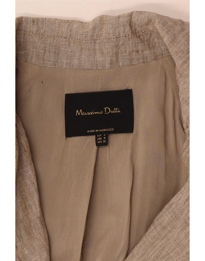 Massimo Dutti Dame Trench Coat UK 10 Small Beige