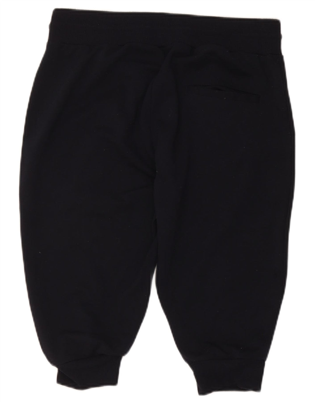 Zara Dame Bermuda Sport Shorts Large Navy Blue Polyester