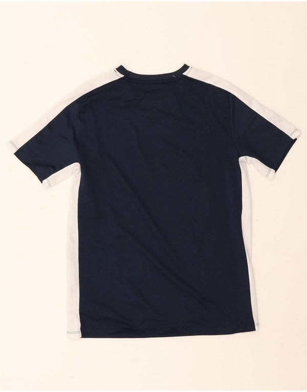 Nike drenge Dri Fit T-shirt top 13-14 år XL marineblå farveblok