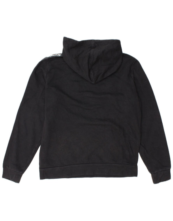 Champion drenge grafisk hættetrøje 15-16 år 2XL Sort Colourblock