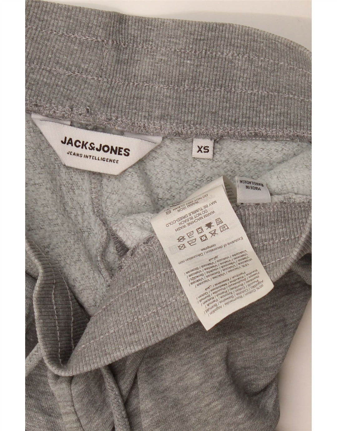 JACK & JONES Grafisk træningsdragt bukser til mænd Jogger XS Grå Flecked