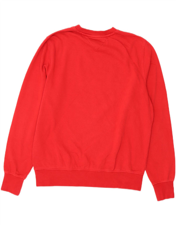 TOMMY HILFIGER Sweatshirt til mænd XL Rød Bomuld
