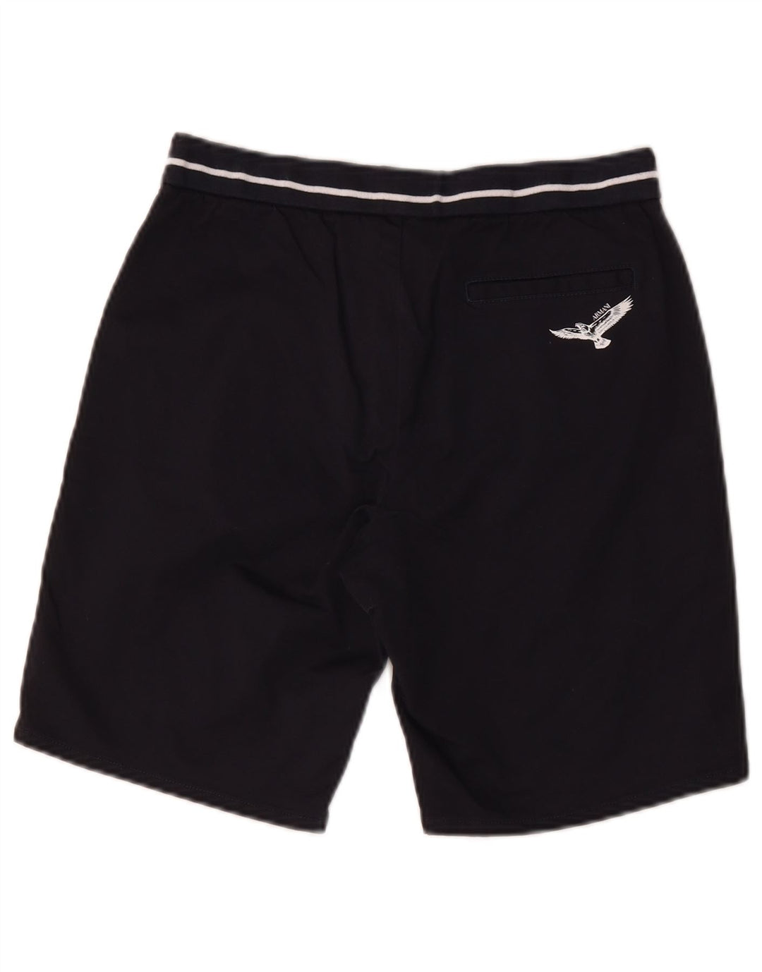 Armani Boys Chino Shorts 15-16 år W28 Sort bomuld