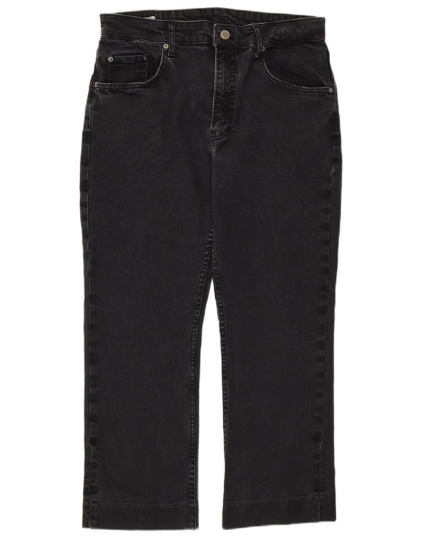 Zara Dame Cropped Jeans EU 44 XL W34 L25 Grå