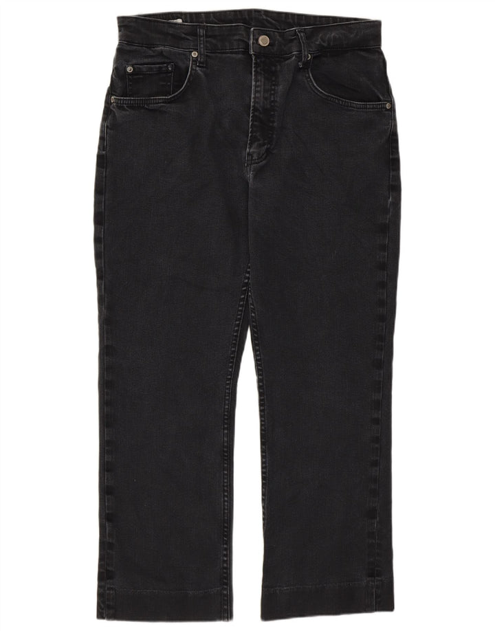 Zara Dame Cropped Jeans EU 44 XL W34 L25 Grå