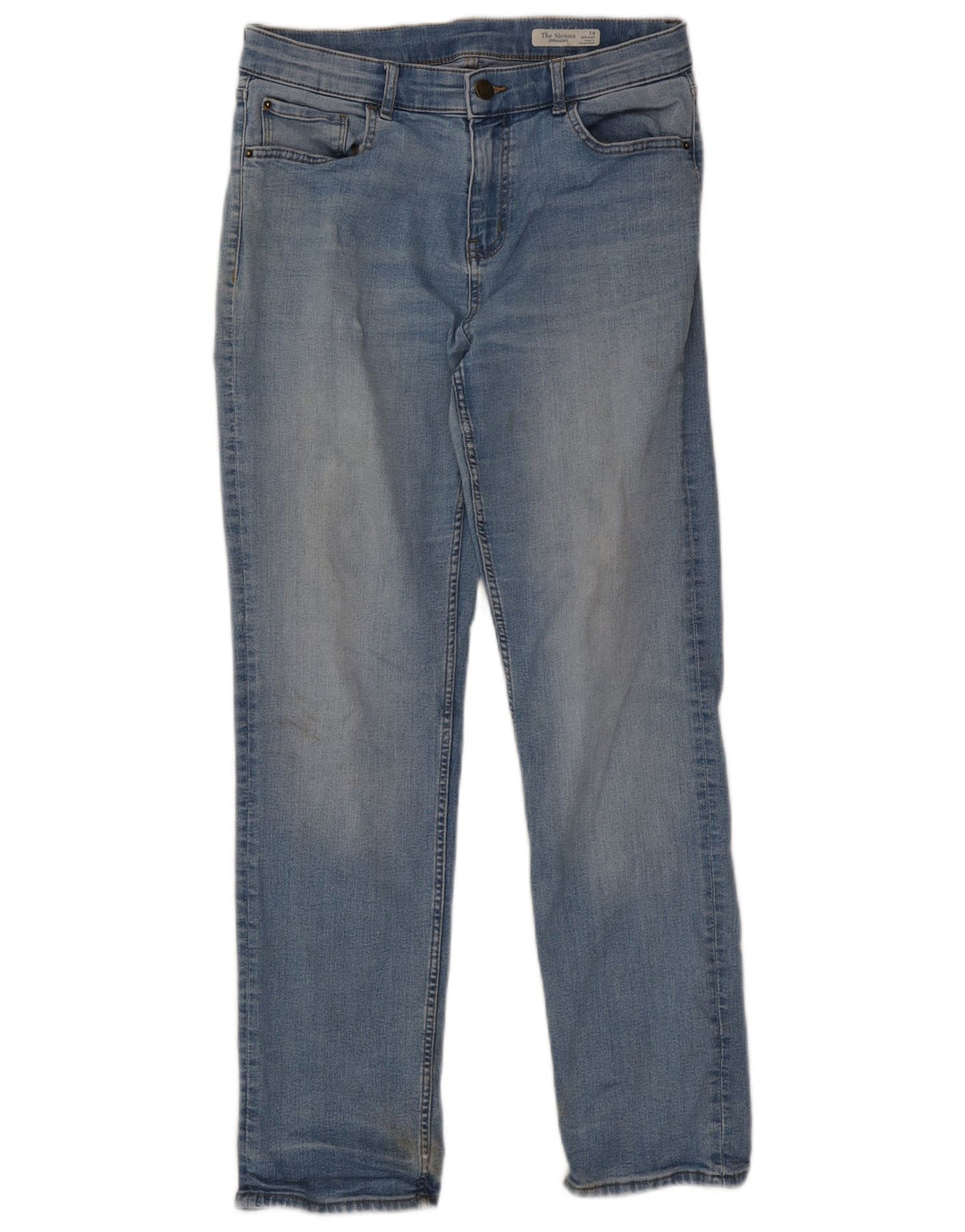 Marks & Spencer Womens The Sienna Straight Jeans UK 14 Medium W30 L29 Blue