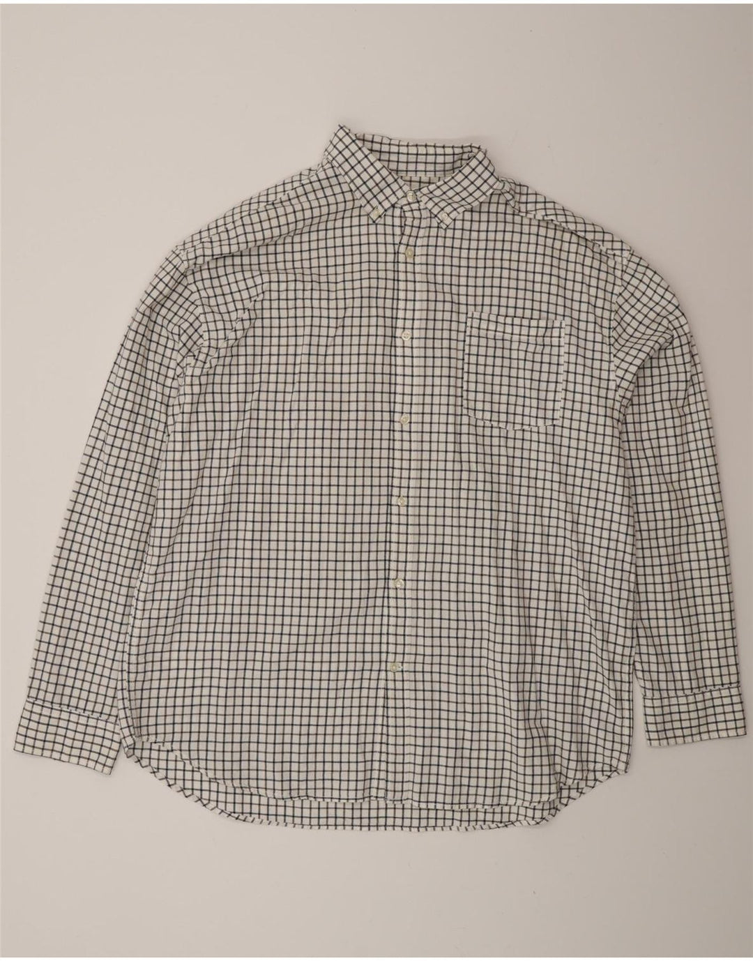 Jack & Jones Herreskjorte 2XL Hvid Gingham Bomuld