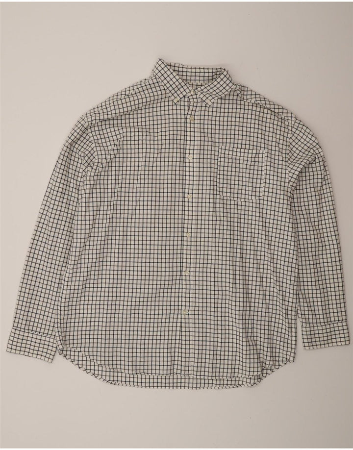 Jack & Jones Herreskjorte 2XL Hvid Gingham Bomuld