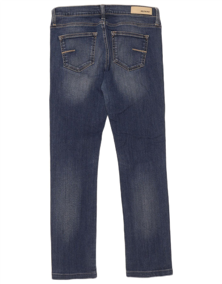 Meltin' Pot Dame Straight Jeans W32 L28 Blå Bomuld