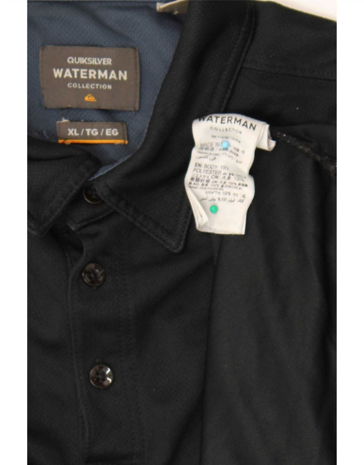 Quiksilver herre poloshirt XL sort polyester