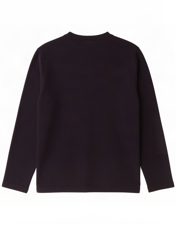 Marks & Spencer Herre Regular Fit Fleece Jumper Medium Navy Blue Polyester