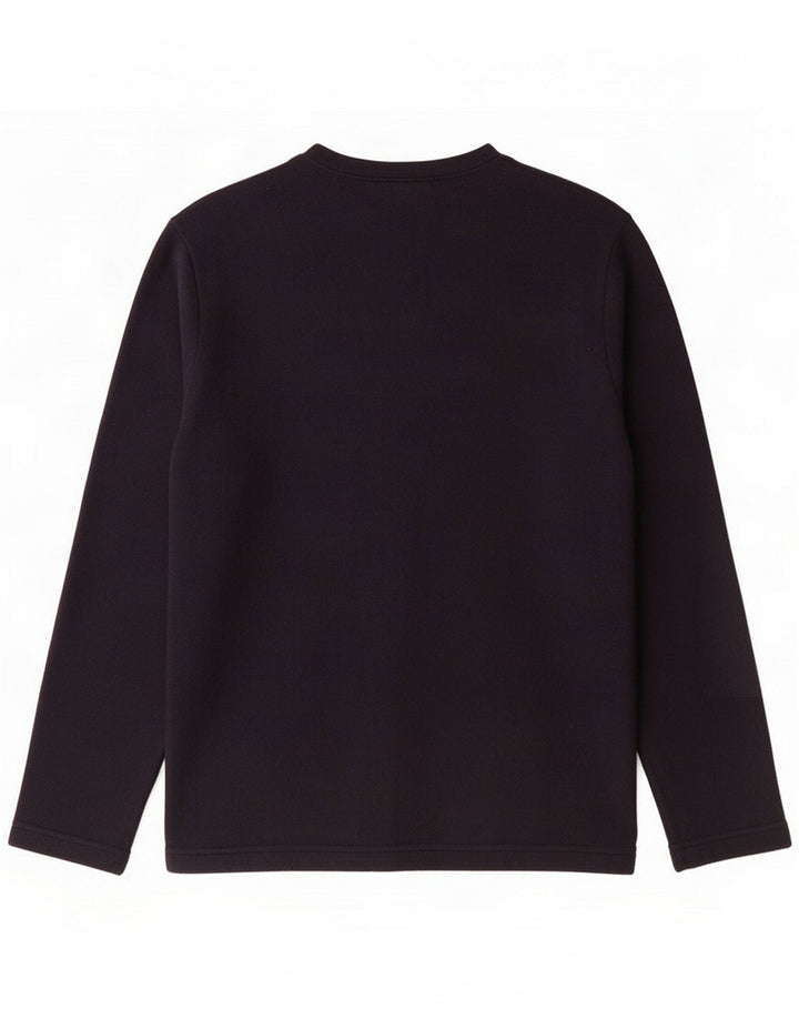 Marks & Spencer Herre Regular Fit Fleece Jumper Medium Navy Blue Polyester