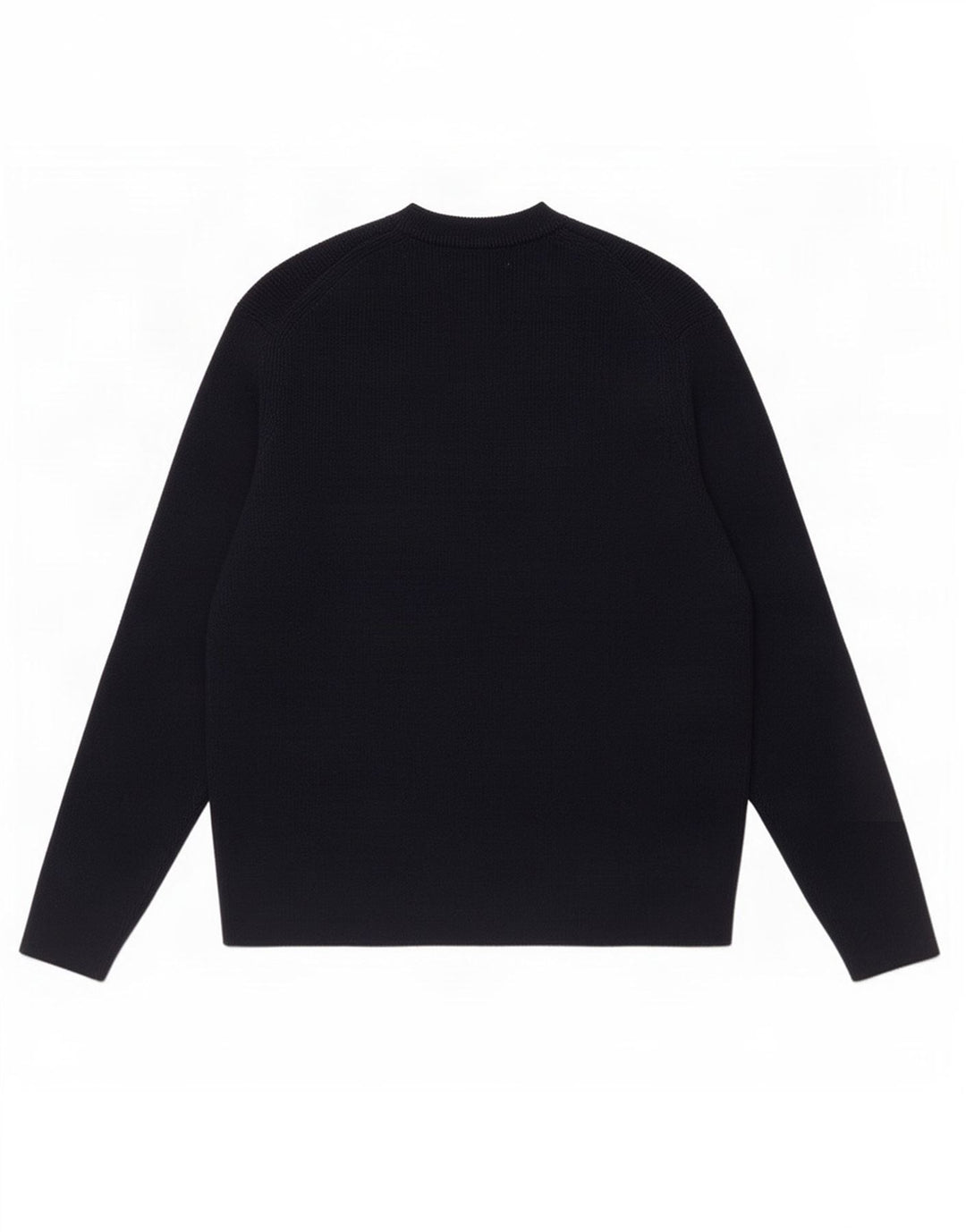 Zara Herre Crew Neck Jumper Sweater Medium Navy Blue Akryl