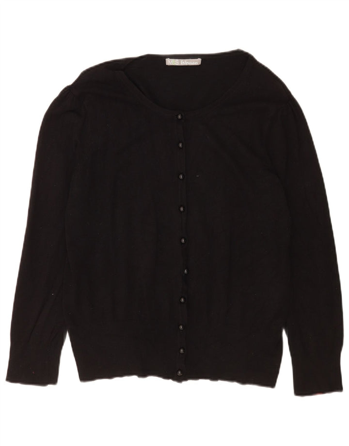 Marks & Spencer Dame Cardigan Sweater UK 12 Medium Black