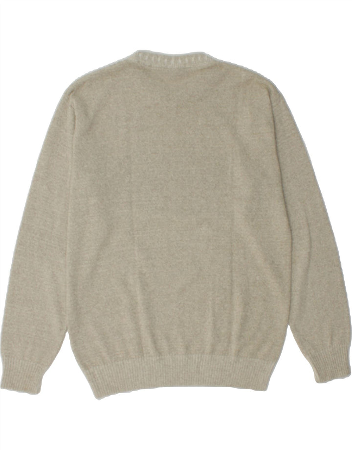 WESTBURY Mens Crew Neck Jumper Sweater Large Grey Argyle/Diamond Cotton Vintage WESTBURY and Second-Hand WESTBURY from Messina Hembry 