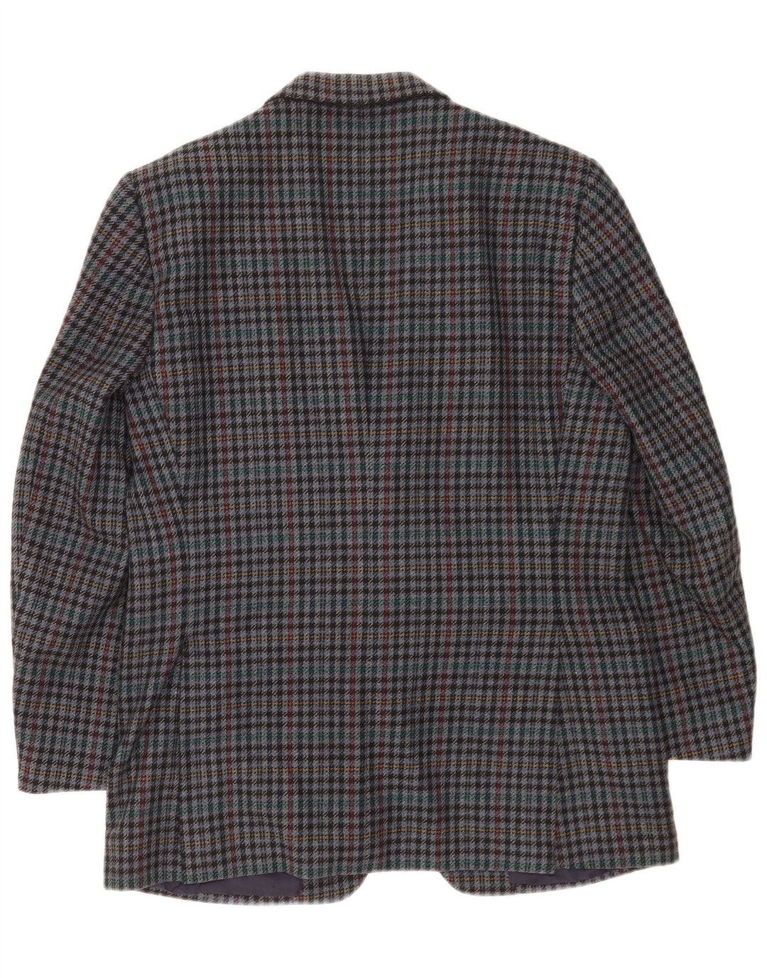 Ermenegildo Zegna Herre 2-knaps blazerjakke UK 38 Medium Blue Houndstooth