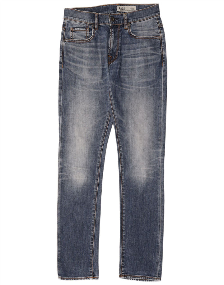 Rifle Dame Slim Jeans W30 L32 Blå Bomuld