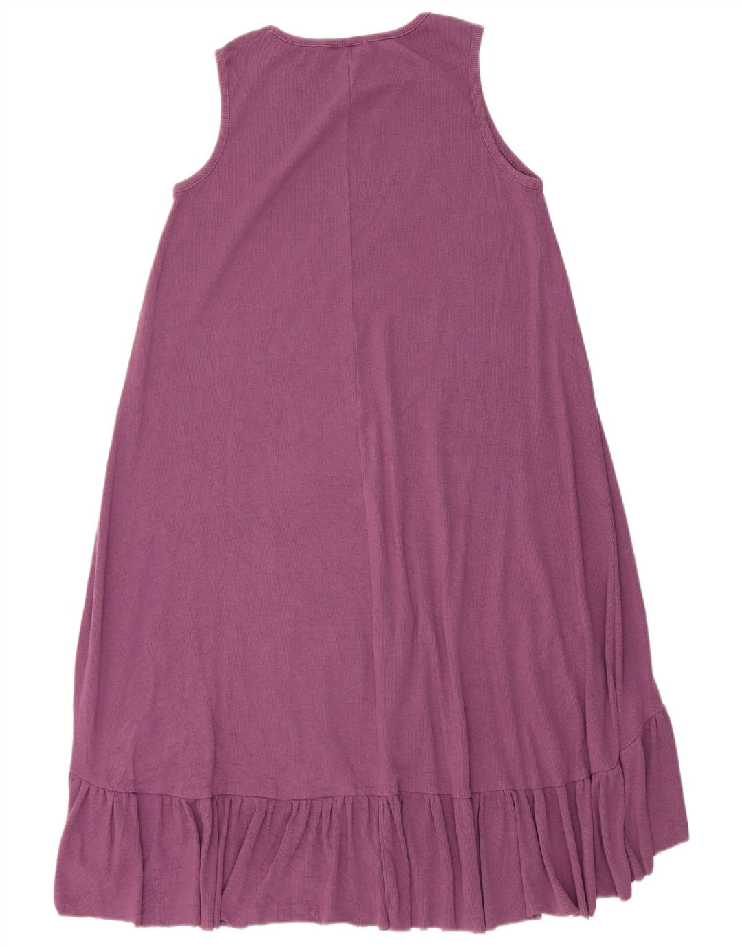 Zara Dame Ærmeløs A-Line Kjole UK 12 Medium Lilla