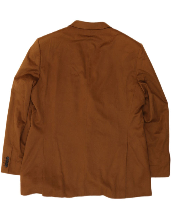 VAN GRAAF Herre 3-knaps blazerjakke UK 42 XL Brown Cashmere
