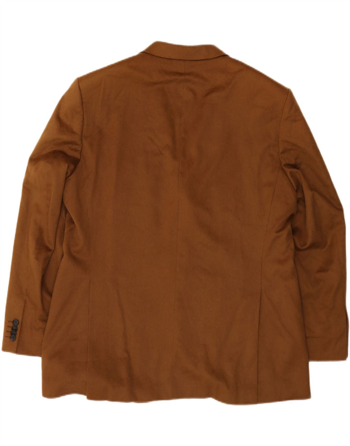 VAN GRAAF Herre 3-knaps blazerjakke UK 42 XL Brown Cashmere
