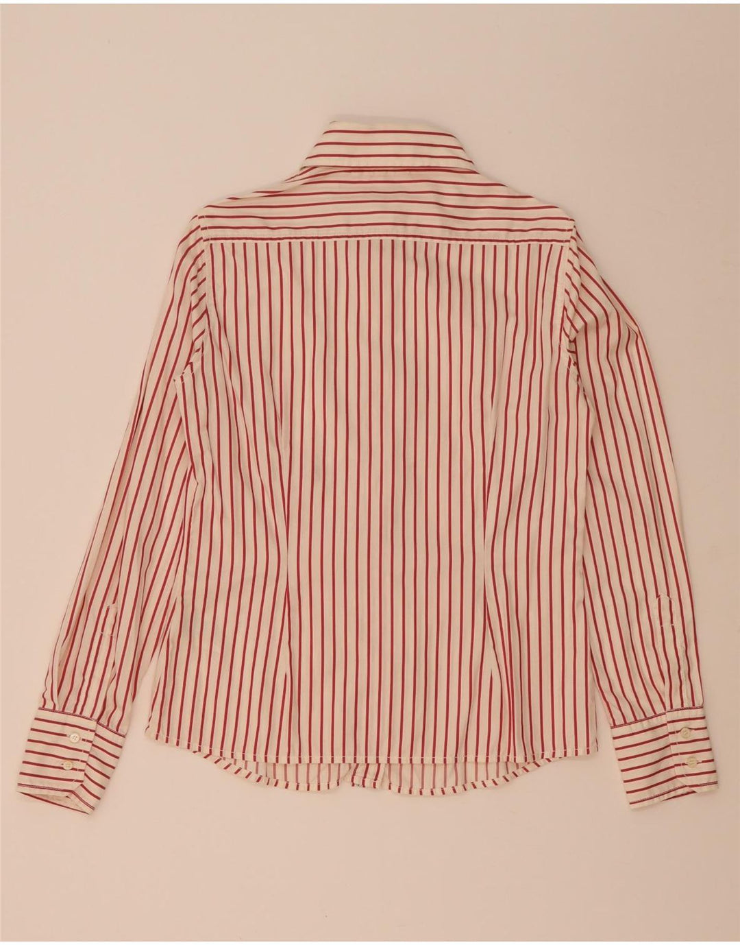 Henry Cottons Dameskjorte IT 44 Medium rødstribet bomuld