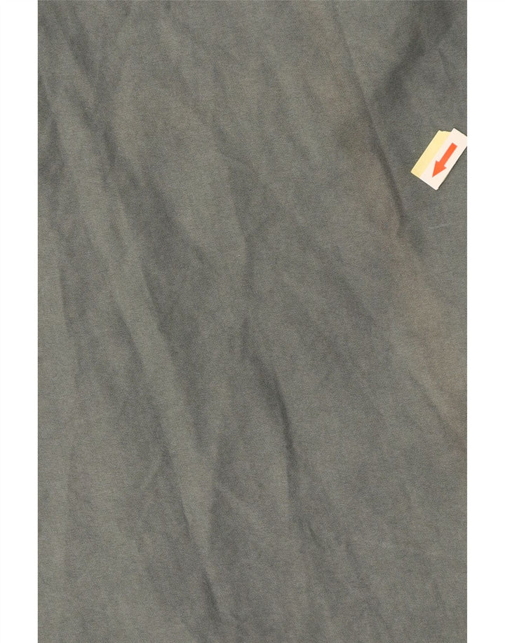 ABERCROMBIE & FITCH Herreskjorte Medium Grå Bomuld