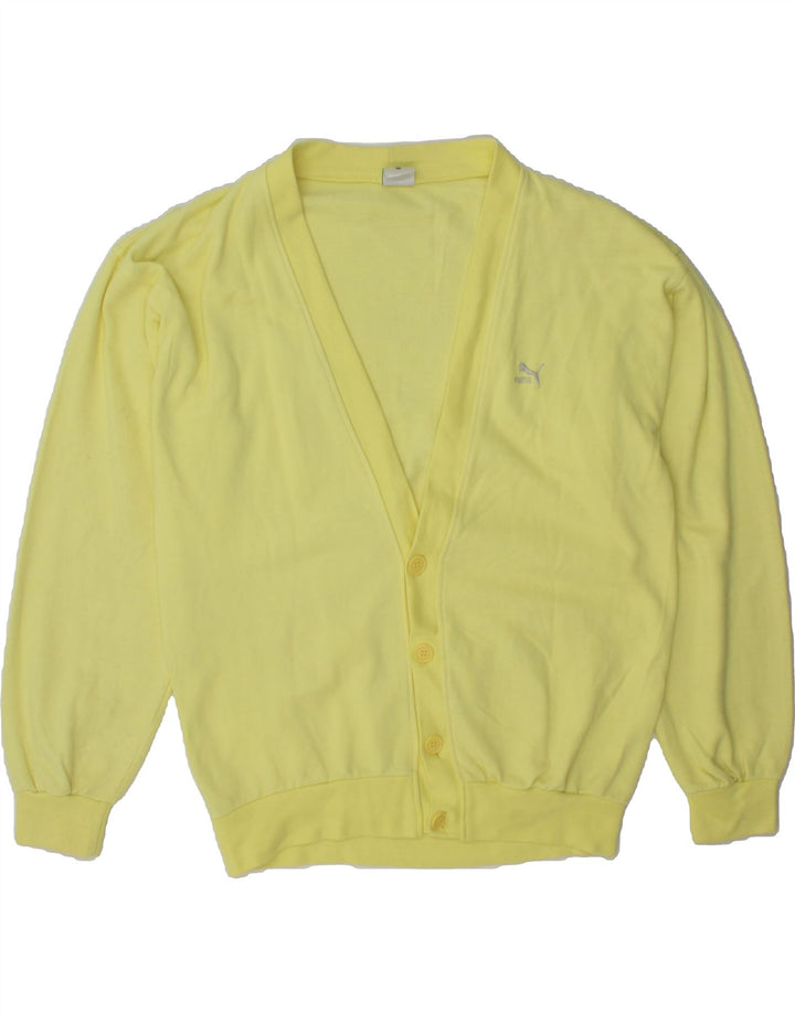PUMA Mens Cardigan Sweater IT 56 XL Green Cotton Vintage Puma and Second-Hand Puma from Messina Hembry 