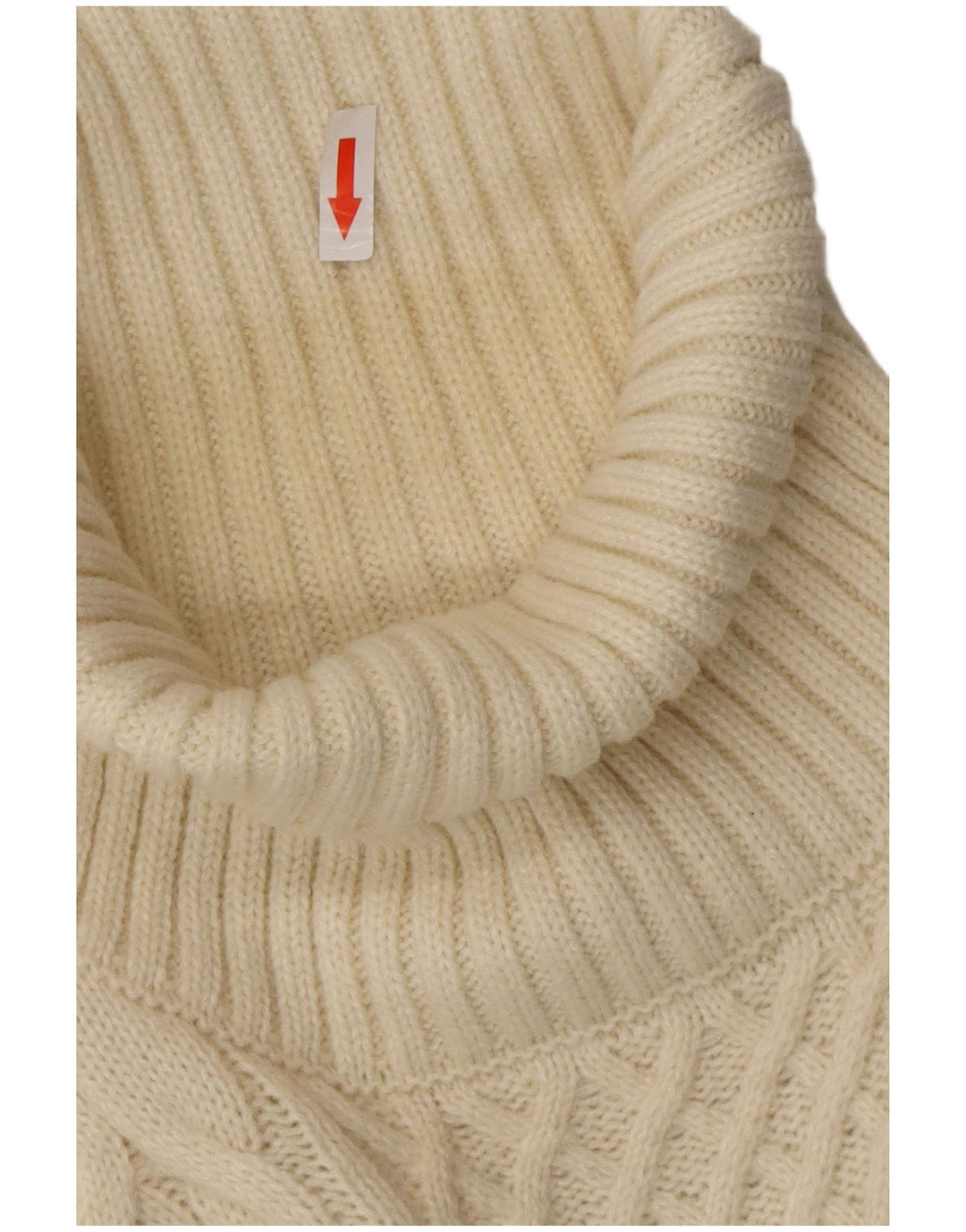 PIOMBO Herre rullehals sweater 2XL hvid akryl