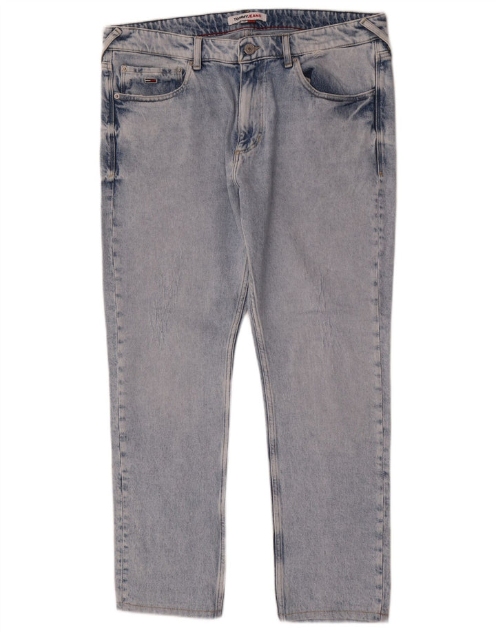 Tommy Hilfiger Herre Slim Jeans W36 L29 Blå