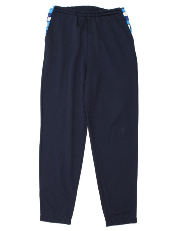 DIADORA Mens Tracksuit Trousers Medium Navy Blue Geometric