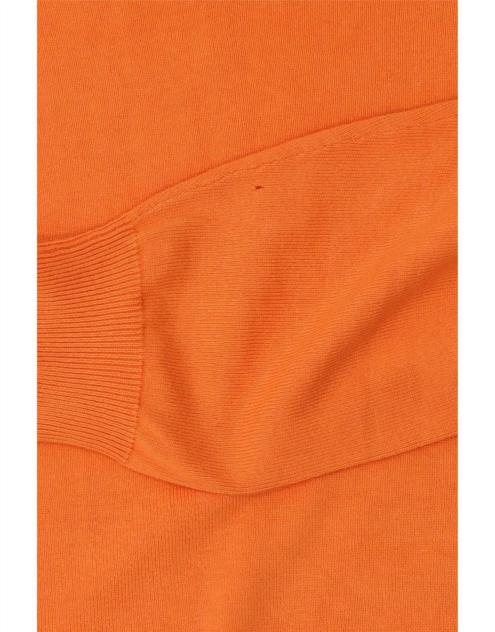 Kappa herre sweater med rund hals XL orange bomuld
